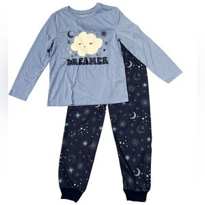 Primark Kids Pajama Set - Dreamer Cloud Print (Size 7-8 Yrs) - NWOT